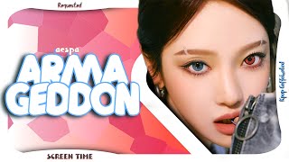 Aespa  Armageddon  Screen Time Distribution requested