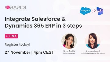 Integrate Salesforce & Dynamics 365 ERP in 3 steps