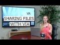 How To Share Files With VIA