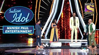 Manish का Ice Brick पे जमे रहना का जज़्बा | Indian Idol | Manish Paul Entertainment