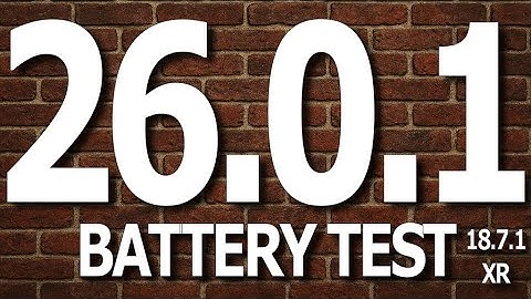 iOS 26.0.1 & 18.7.1: Batterijduur / Batterijverbruik / Batterijprestatietest.