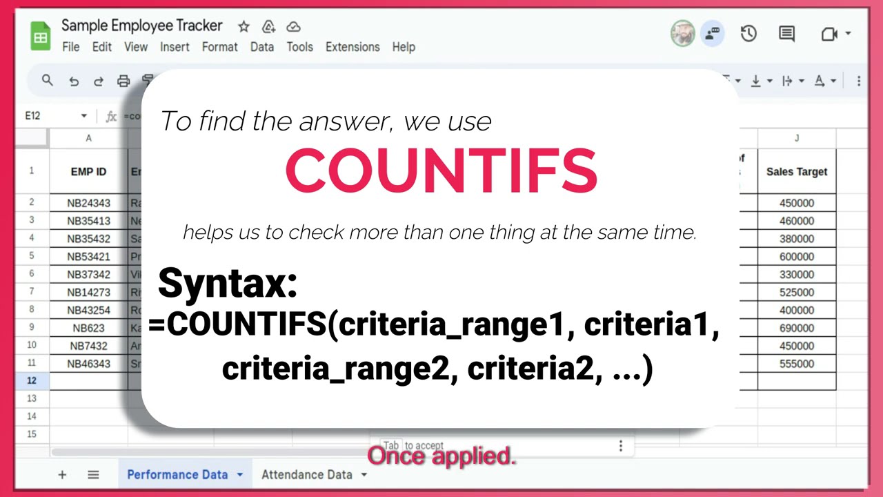 Как использовать формулу СЧЁТЕСЛИМН в EXCEL