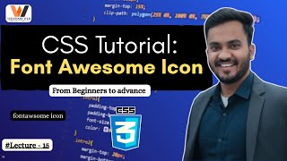 Complete Font Awesome Icons Tutorial | HTML CSS for Beginners