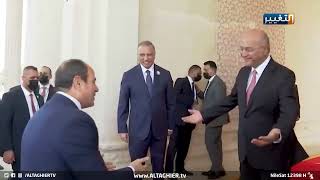 اجتماع الرئاسات الاربع مع الرئيس المصري والعاهل الأردني
