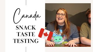 Canadian Snack Taste Test w/ my husband and BIL