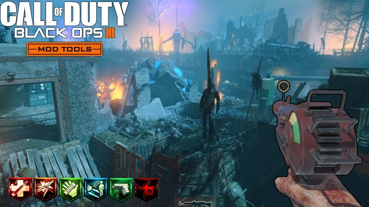 OPERATION LOUCHER CUSTOM ZOMBIES RETO EN TRINCHERAS "ORIGINS 0.5" | BLACK OPS 3 ZOMBIES MOD TOOLS