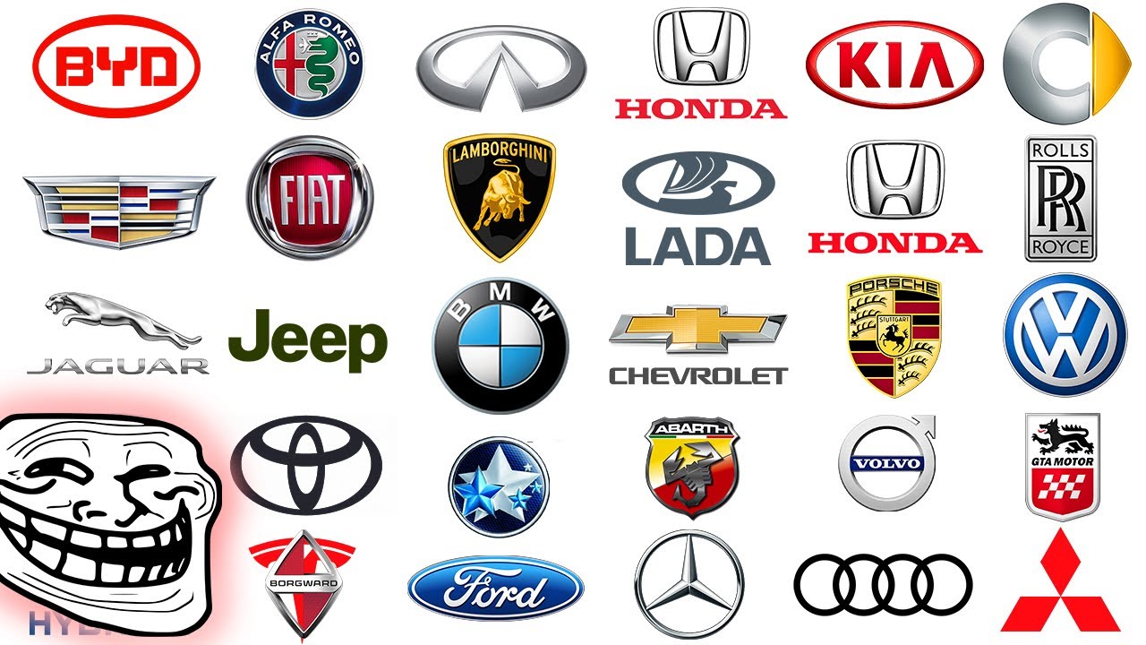 120 MAJOR CAR BRANDS OF SUVs vs MINIVANS vs PICKUPS vs SPORTSCARS