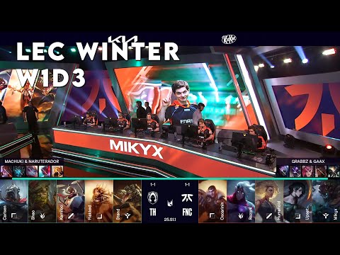 TH vs FNC | LEC 2025 Winter Split Week 1 Day 3 | Team Heretics vs Fnatic