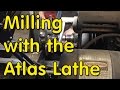 Milling on the Atlas Lathe- Making ATV brackets