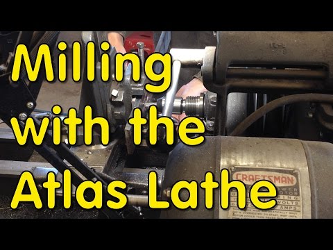 Milling on the Atlas Lathe- Making ATV brackets