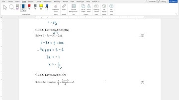 𝐆𝐂𝐄 𝐎 𝐋𝐞𝐯𝐞𝐥 𝐌𝐚𝐭𝐡𝐞𝐦𝐚𝐭𝐢𝐜𝐬 - [𝐒𝐨𝐥𝐯𝐢𝐧𝐠 𝐋𝐢𝐧𝐞𝐚𝐫 𝐄𝐪𝐮𝐚𝐭𝐢𝐨𝐧𝐬]