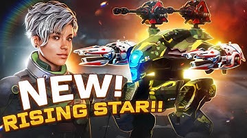 Rising Star! RAVEN w/ NEW Legendary Pilot Nessa Riggs | War Robots 8.6 MK3 Gameplay WR