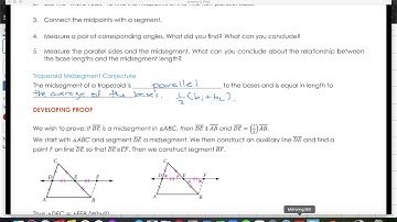 Lesson 5.7 - Properties of Midsegments
