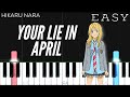 Hikaru Nara Shigatsu Wa Kimi No Uso OP Your Lie In April EASY Piano Tutorial Hikaru Nara Shigatsu Wa Kimi No Uso OP Your Lie In April EASY Piano Tutorial
