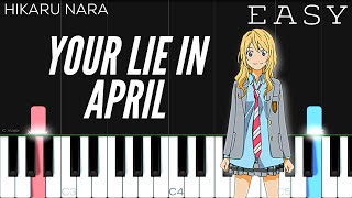 Hikaru Nara - Shigatsu wa Kimi no Uso OP (Your Lie In April) | EASY Piano Tutorial screenshot 1