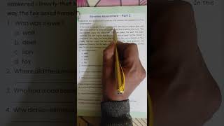 Baseline assessment part 2 English workbook class 6th 7th