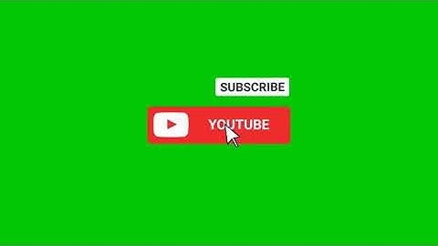 SUBSCRIBE Button Green Screen | Copyright Free | Lower Third Subscribe Button Animation | EP 03