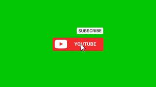 SUBSCRIBE Button Green Screen | Copyright Free | Lower Third Subscribe Button Animation | EP 03