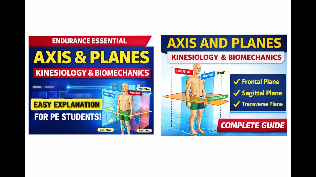 Axis and Planes in Kinesiology & Biomechanics | Easy Explanation for PE ...
