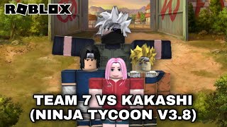 Naruto, Sasuke & Sakura VS Kakashi | ROBLOX Ninja Tycoon Movie