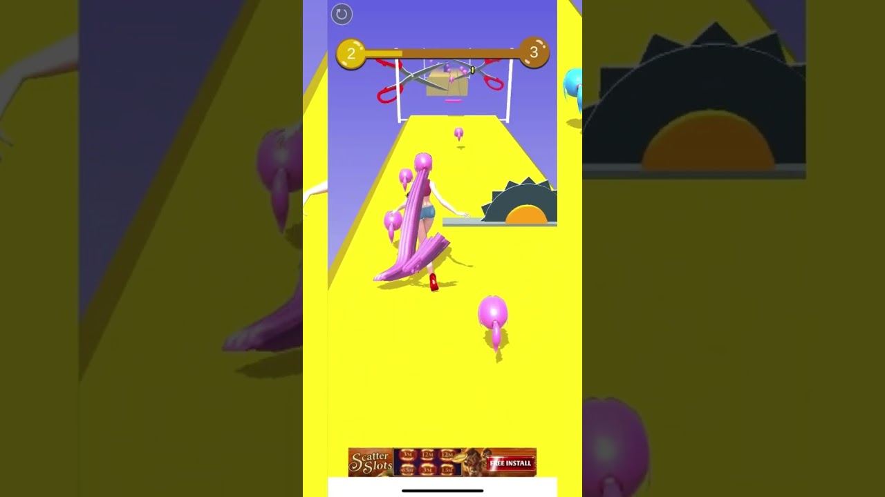 Hair Rush Android & IOS Gameplay 