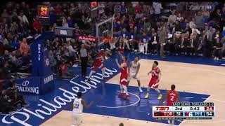 Ben Simmons with the layup wedgie! 🤣