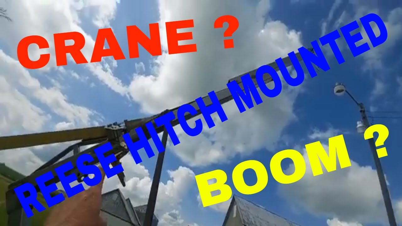 Making a Trailer hitch engine hoist / Crane . - YouTube