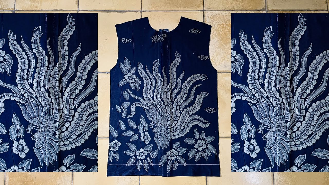 Cara menyatukan motif baju batik Memotong Kemeja Batik menyamakan motif batik