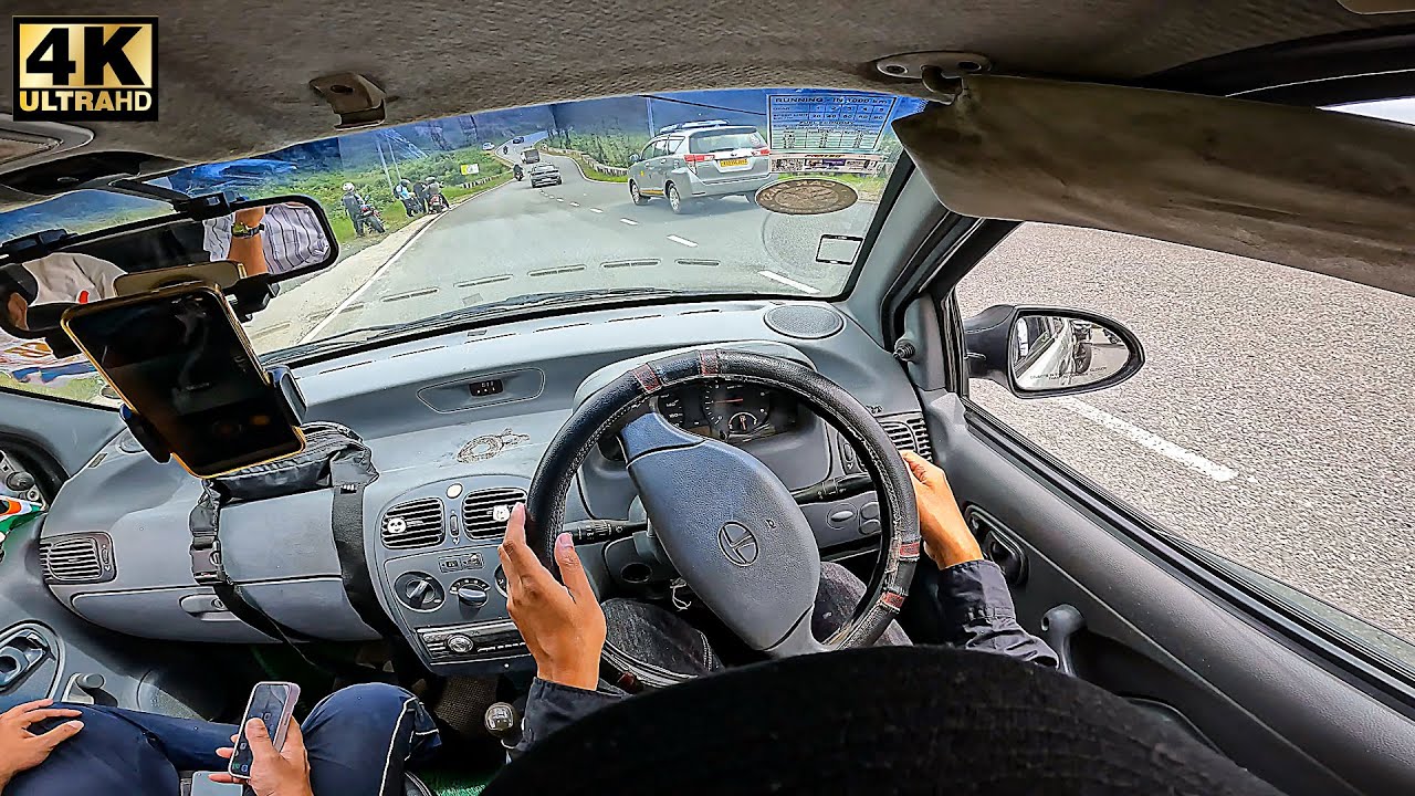 🚘 Drive on Dangerous Hills Above Clouds 🌁| POV Travel With INDiCA
