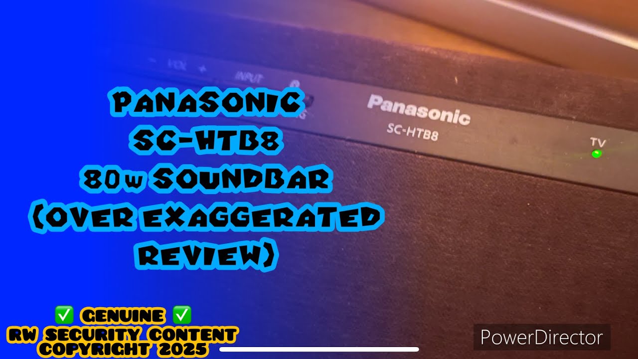 Panasonic SC-HTB8 80w Soundbar (Over Exaggerated Review) - YouTube