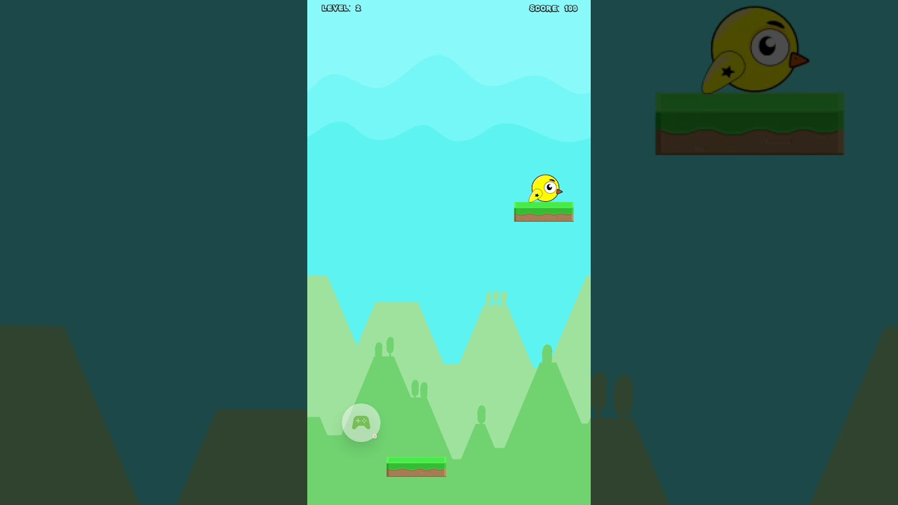 Falling bird game play