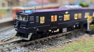 TOMIX JR 117 7000系電車（WEST EXPRESS 銀河）セット6両 - YouTube