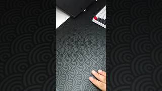 Deskmat KURO SEIGAIHA Design #deskmat #tech #setup #keyboard #desksetup #pc #fyp #gadget #mouse