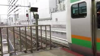 【ヤマU39編成+コツE-17編成】E231系1000番台+E233系3000番台宮ヤマU39編成+横コツE-17編成普通宇都宮行湘南新宿ライン横浜駅到着