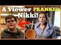 CARAMEL ONION PRANK - A Viewer Pranked Nikki! - Husband Vs Wife Pranks 2018