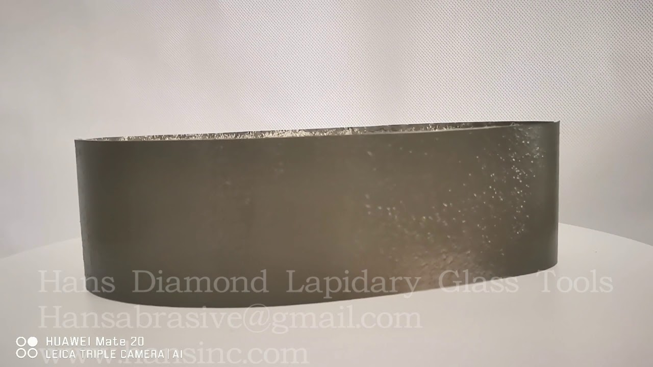 6" and 8" 1200Grit Diamond Lapidary Resin Soft Sanding Belts YouTube