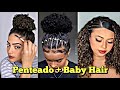 PENTEADOS FÁCEIS PARA CABELOS CACHEADOS + BABY HAIR 🌸 (TUTORIAL)