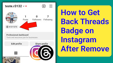 How to Get Back Threads Badge on Instagram After Remove ? Unhide Threads Badge on Instagram
