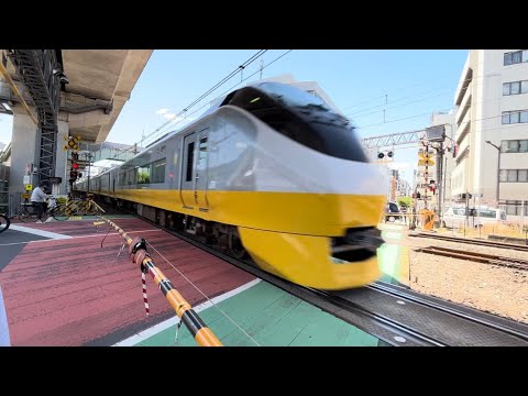 北千住一丁目踏切にて、JR東日本E657系K2編成特急ひたち 通過シーン