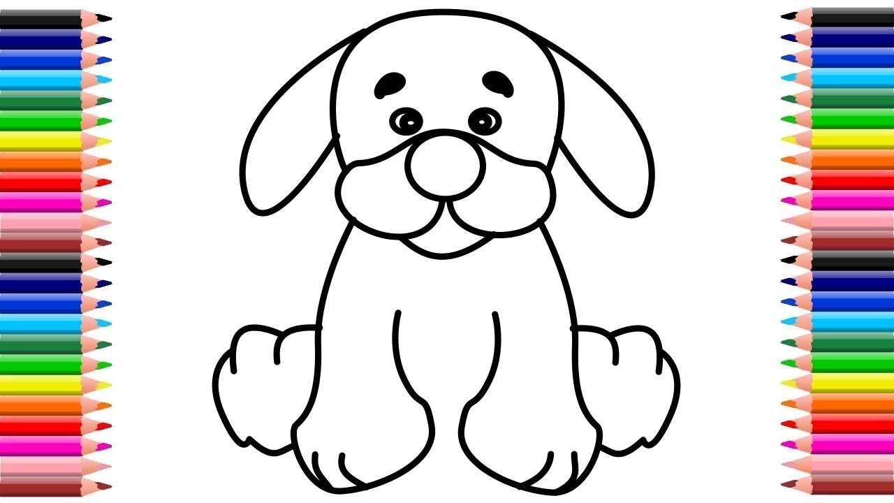 Cómo dibujar un perro sentado - thptnganamst.edu.vn