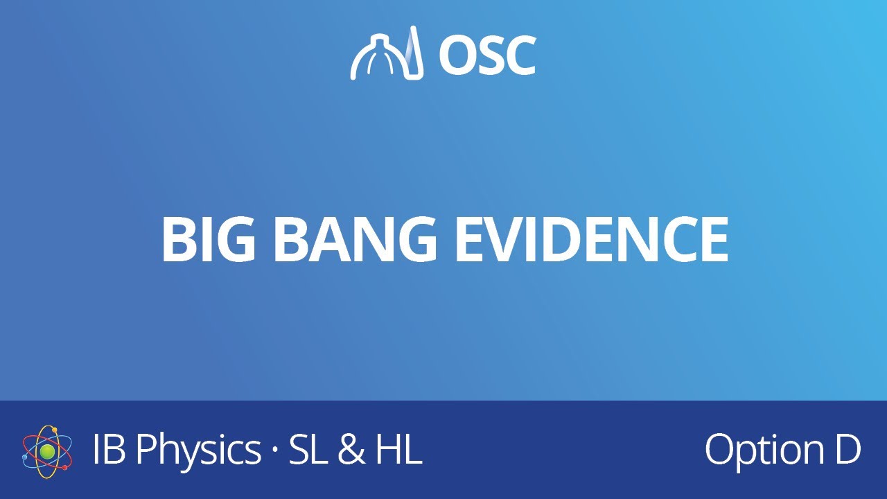 Big Bang Evidence [IB Physics SL/HL]