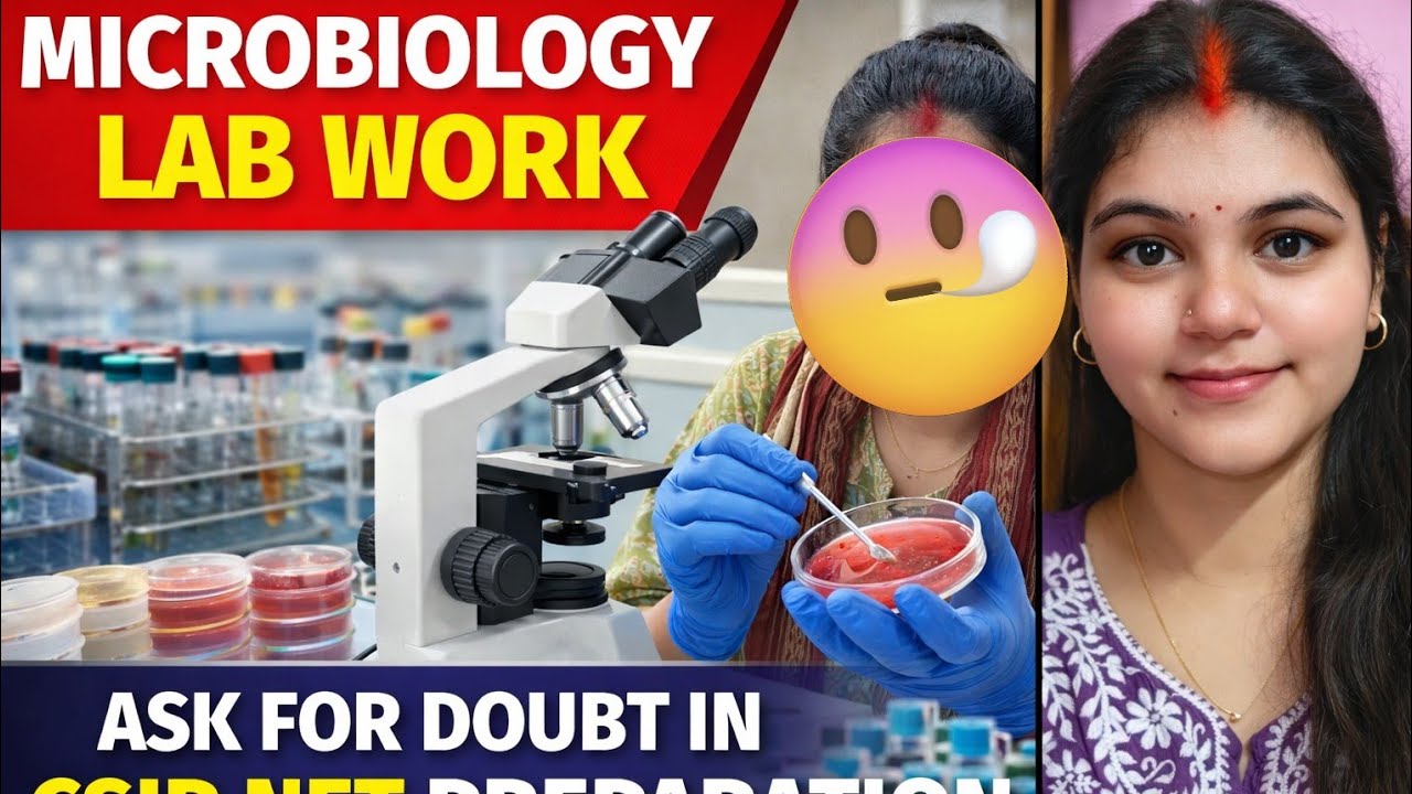 #Lab Work PART 1 #Microbiology #CSIRNETPREPARATION #CSIR #csirnetnta #csirnetpreparationstrategy