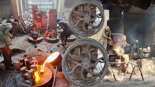 Handmade Gear Manufacturing Process in factory | Manufacturing Process of Gear | Metal Casting work