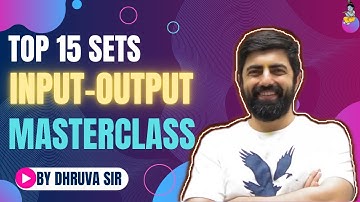Machine Input-Output || Top 15 Sets || Reasoning Masterclass || SBI Clerk Mains 2024