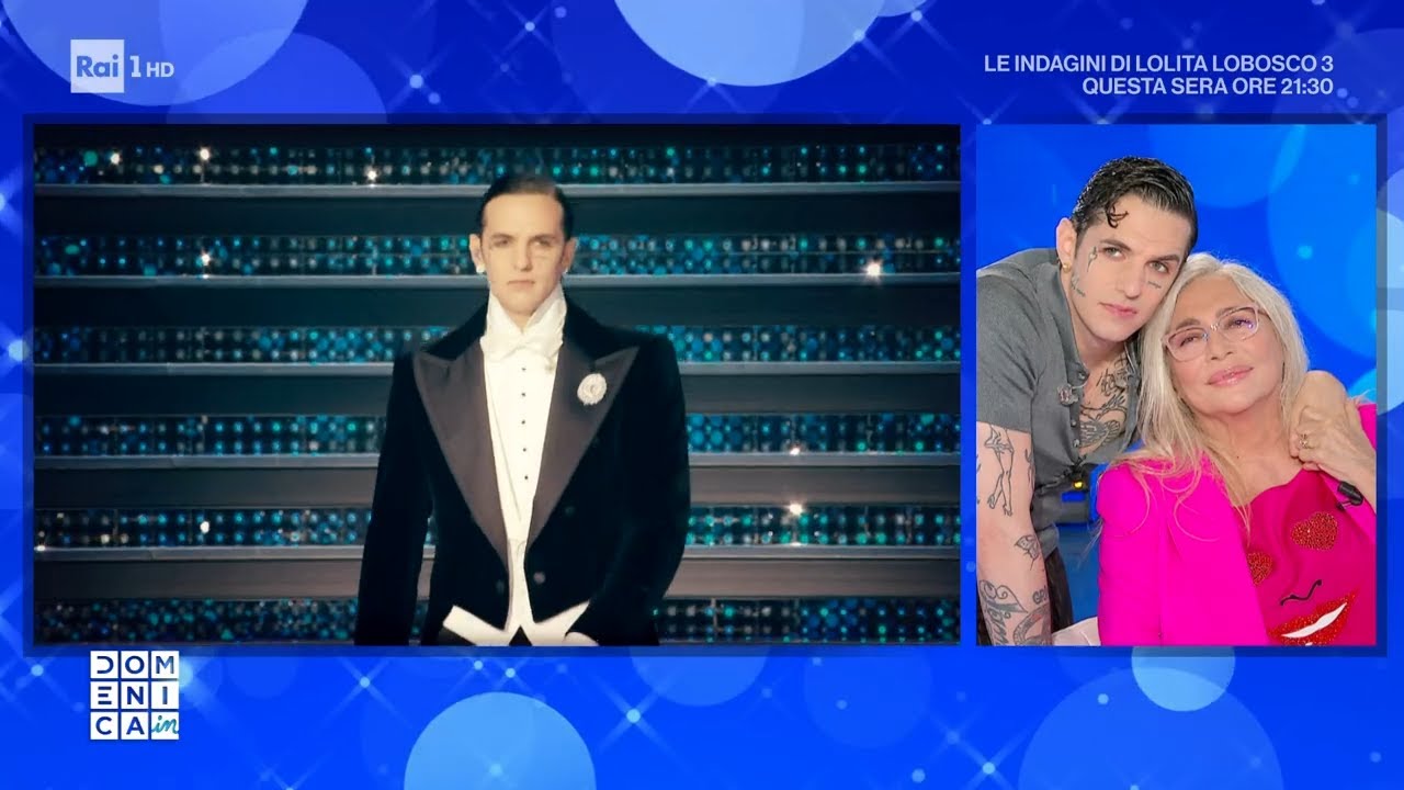 Achille Lauro: icona pop rivoluzionaria della musica italiana - Domenica In 11/05/2025