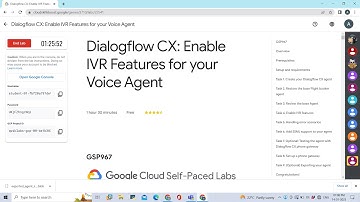 Dialogflow CX: Enable IVR Features for your Voice Agent #gcp #arcade #googlecloudplatform #qwiklabs