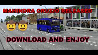 Mahindra Cruzio Released ... Download and enjoy it...| #bussid #keralatouristbus