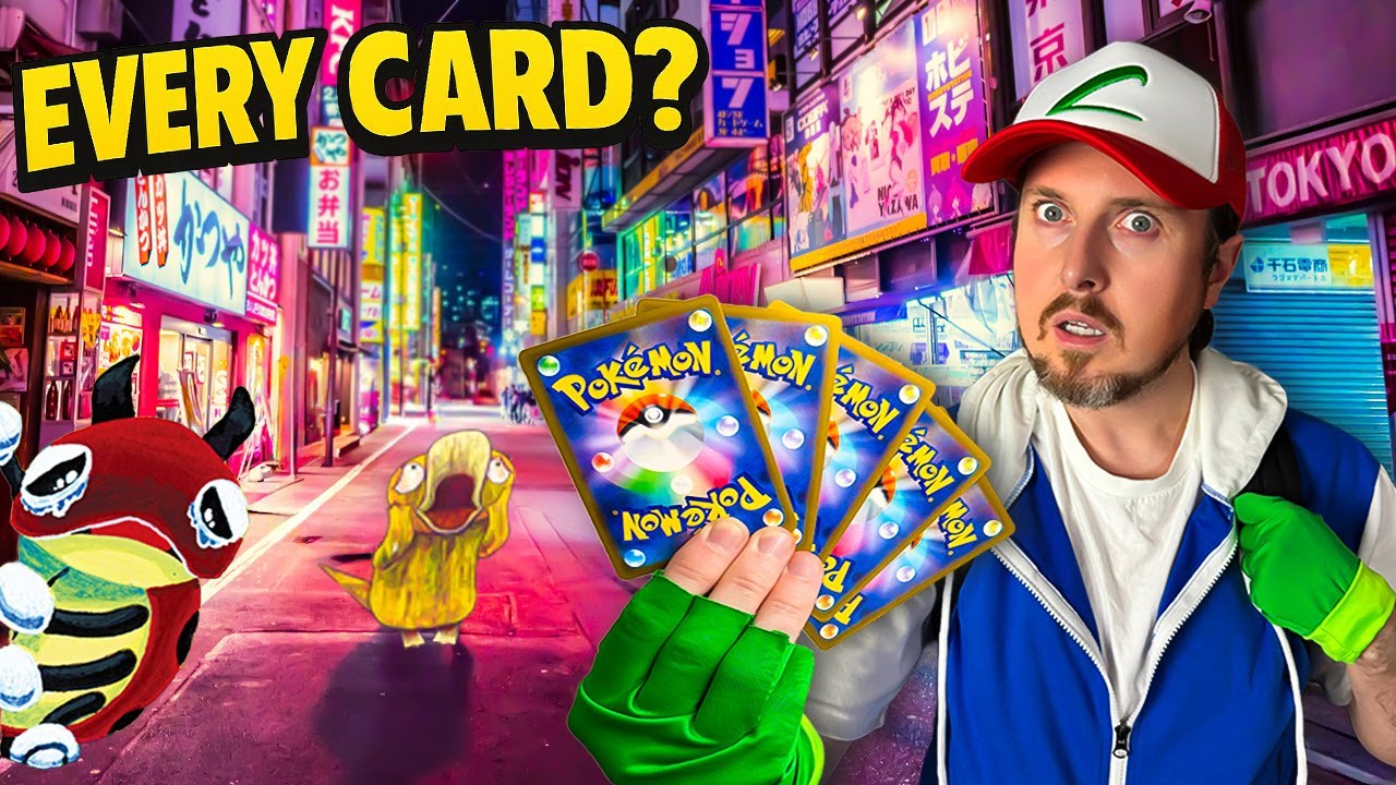 タレントカード KYA Can I Find EVERY Tomokazu Komiya Pokemon Card in Japan? - YouTube