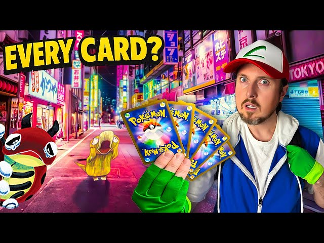 Can I Find EVERY Tomokazu Komiya Pokemon Card in Japan? - YouTube