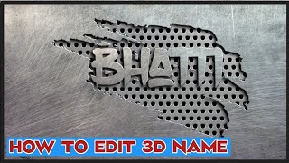 How To Edit 3D Name || Pixellab Editing Tutorial || Zoobii Editz screenshot 5
